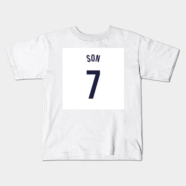 Son 7 Home Kit - 22/23 Season Kids T-Shirt by GotchaFace